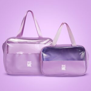 Purple Cosmetic & Toiletry Travel Bag