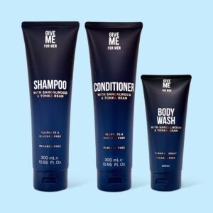 Sandalwood & Tonka Bean Essentials For Him (Worth £20.97)