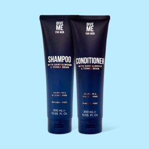 Sandalwood & Tonka Bean - Shampoo & Conditioner For Men (Worth £13.98)